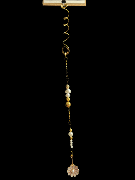 White Floral Braid Wraps