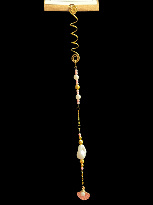 Oyster Shell Braid Wrap