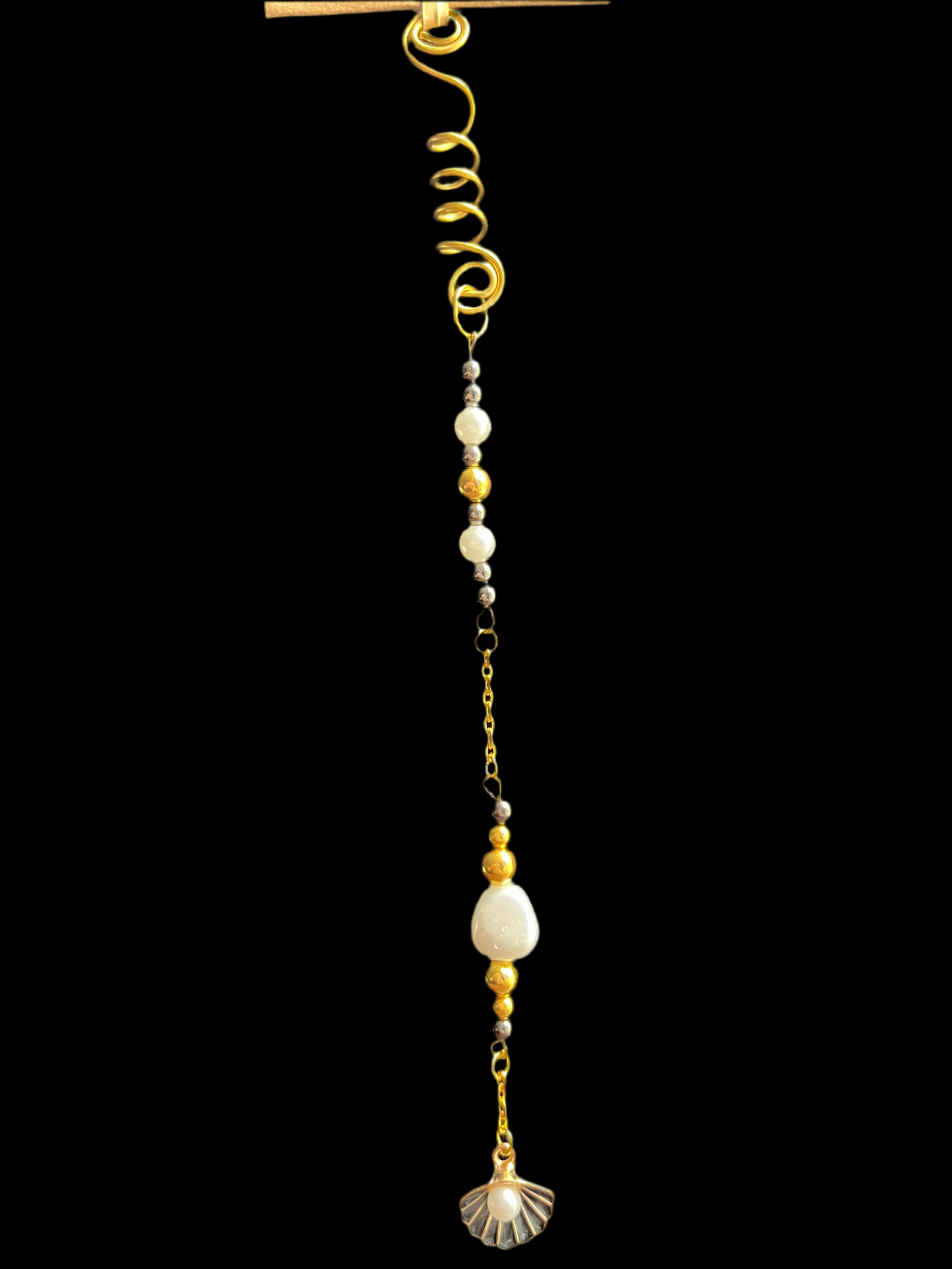 Oyster Shell Braid Wrap