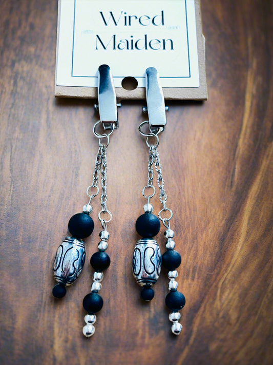 Chromium Black Hair Clip Duo