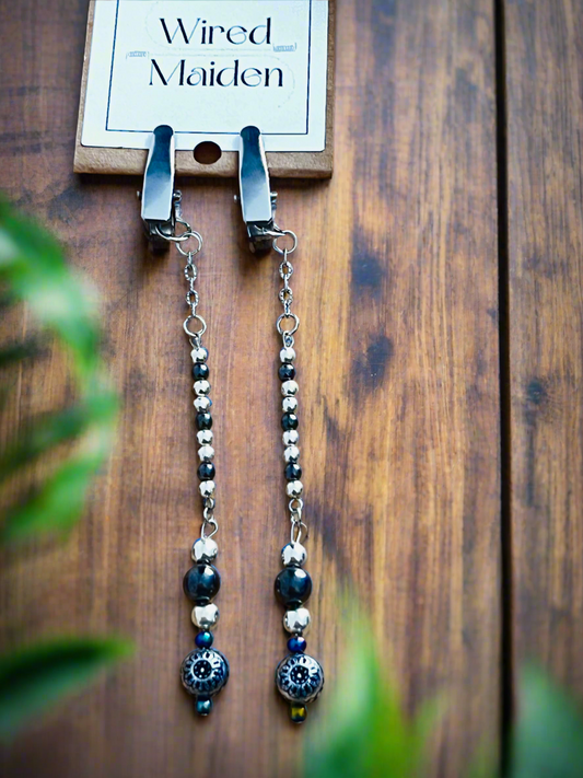 Chromium Navigate Hair Clip Duo